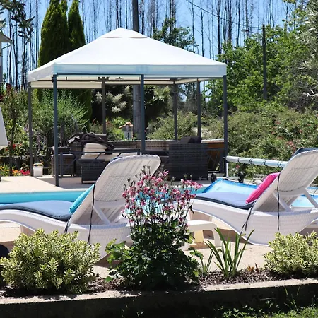 Apartment Totally Private 2-bedroom & Private Solar Heated Pool Wifi, Ac Tabua (Coimbra)